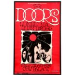 The Doors at Cow Palace Concert Poster BG-186, Signed By The Artist Randy Tuten for a performance in