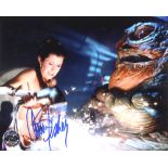 Star Wars - Officially Licensed photograph signed by Carrie Fisher ‘Princess Leia’, framed, 12 x