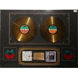 Led Zeppelin - Limited Edition Double Gold disc presentation for Led Zeppelin 3, framed, 69 x 91