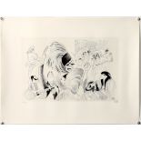 Al Hirschfeld (1903-2003) Limited edition print signed in pencil by the American caricaturist,