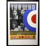 The Who - Quadrophenia - Poster designed by Richard Evans & printed onto textured thick paper