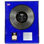 Black Sabbath - 'Sabbath Bloody Sabbath' - Certified b.p.i. Sales Award disc presented to A. Iommi