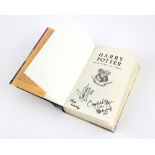 Harry Potter and Prisoner of Azkaban - Hardback book, signed to inside pages by main three cast