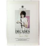 Ronnie Wood - The Rolling Stones , a signed print for 'Ronnie Wood Decades' exhibition from 1987,