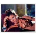 Star Wars - Seven signed items including photos signed by Harrison Ford, Carrie Fisher, Kenny Baker,