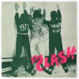 The Clash - Signed 7 inch 'White Riot' single sleeve from 1977 signed by three including Mick Jones,