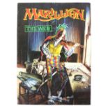 Marillion The Web - 1983 tour programme, signed by Fish, Pete Trewavas, Mark Kelly and Mick Pointer,