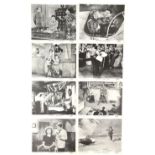 The Great Dictator (1940) Set of 8 front of house cards, starring Charles Chaplin, 10 x 8 inches.