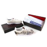 Nike - Stranger Things Classic Cortez QS UD Trainers, boxed, UK 8. By setting them on fire or just