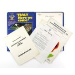 England Football 1980 - An official Football Association folder with information, press releases, FA