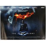 The Dark Knight (2008) and Batman Begins (2005) Two British Quad film posters, starring Christian