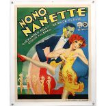 No, No Nanette (1930's) Belgian film poster, linen backed, 25 x 31 inches.