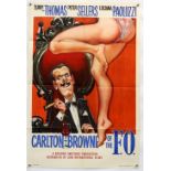 Carlton Browne of the F.O. (1959) UK One Sheet film poster, starring Terry Thomas and Peter Sellers,