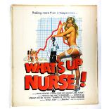 What's Up Nurse (1978) Original Tom Chantrell poster mock-up artwork for the UK One Sheet poster for