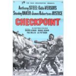 Checkpoint (1956) UK One Sheet film poster, possibly for later 1960’s re-release, folded, 27 x 40