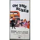 On The Buses (1971) UK Three Sheet film poster, comedy directed by Harry Booth, Hammer Production