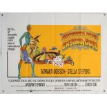 Cleopatra Jones and the Casino of Gold (1975) British Quad film poster, folded, 30 x 40 inches.