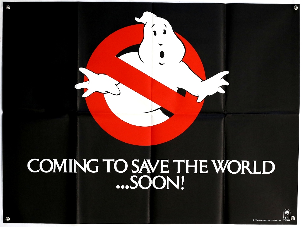 Three Ghostbusters British Quad film posters - Advance and Main for the first release and a - Image 2 of 2