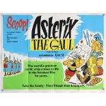 Asterix The Gaul (1967) British Quad film poster, folded, 30 x 40 inches.