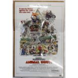 Animal House (1978) US One Sheet film poster, Style B with artwork by Nick Meyerowitz, folded, 27