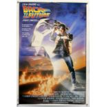 Back to the Future (1985) Original Scandecor poster, rolled, 27 x 39 inches.