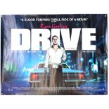 Drive (2011) British Quad film poster, starring Ryan Gosling, rolled, 30 x 40 inches. In very good