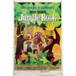 The Jungle Book (1967) US One sheet film poster, Walt Disney, folded, 27 x 41 inches.