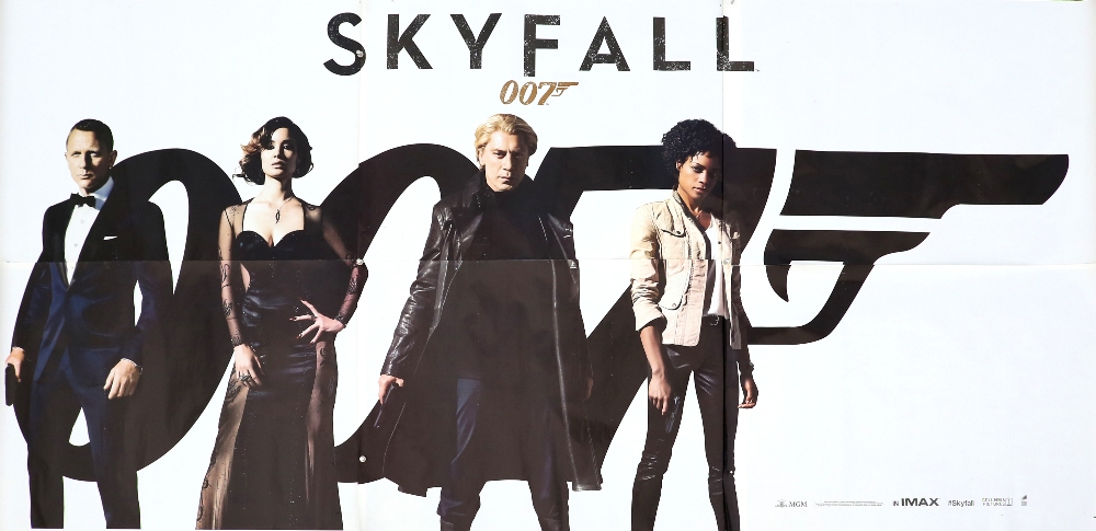 James Bond Skyfall (2012) Indian Six Sheet film poster, rolled, 53 x 108 inches. In very good