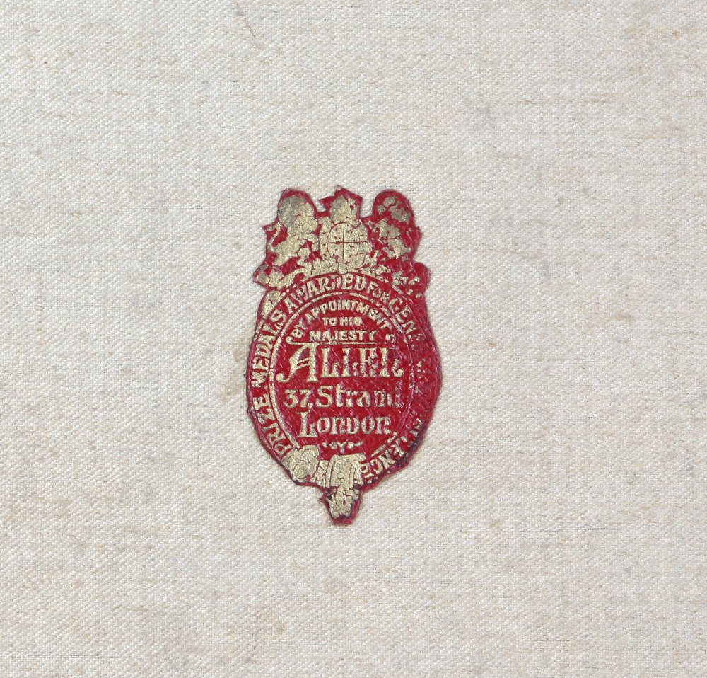 An elegant leather suitcase by Allen of 37 The Strand [maker's label in the interior lid], 61.5 x 36 - Image 10 of 16