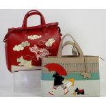 2 Radley signature bags If Pigs could Fly with purse and dust bag and original tag and a medium grab