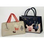 2 Radley signature bags navy bag Radley Star, dust bag and purse and original tag and Reindeer