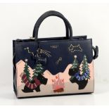 Radley signature bag in navy Stargazing with original dust bag and purse and original tag