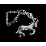 Hermes Paris, limited edition L'annee de la danse horse bag charm, no 0950/2007, belcher link