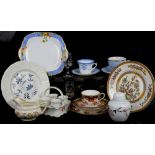 Washington Indian Tree plates, various jugs including one Royal Doulton Grantham, a set of Davenport