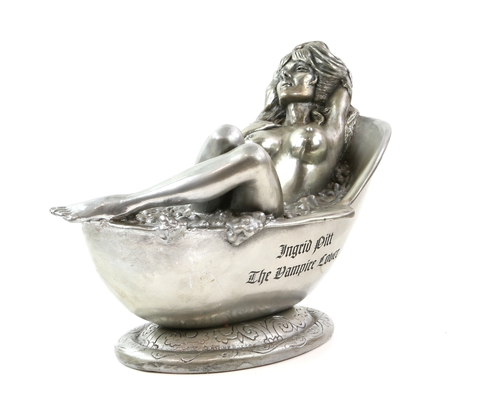 After Christine Baxter, a Compulsion Gallery pewter coated resin figurine of Ingrid Pitt 'The - Image 5 of 23