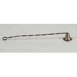 Sterling silver candle snuffer with twist design stem