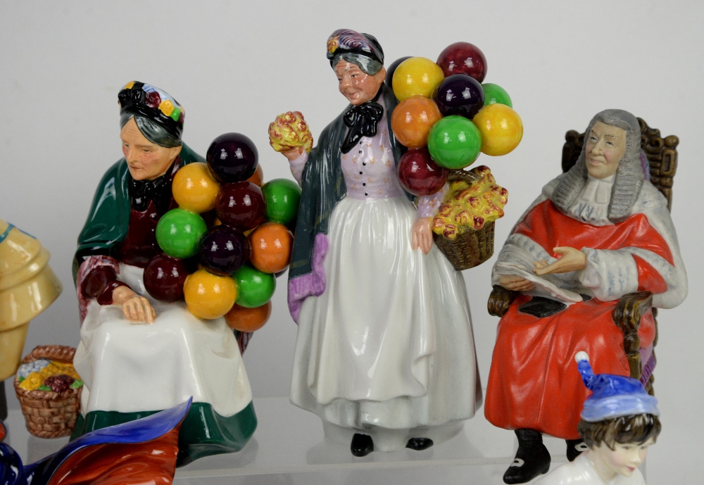 Collection of eleven Royal Doulton figures and jugs, - Image 2 of 5