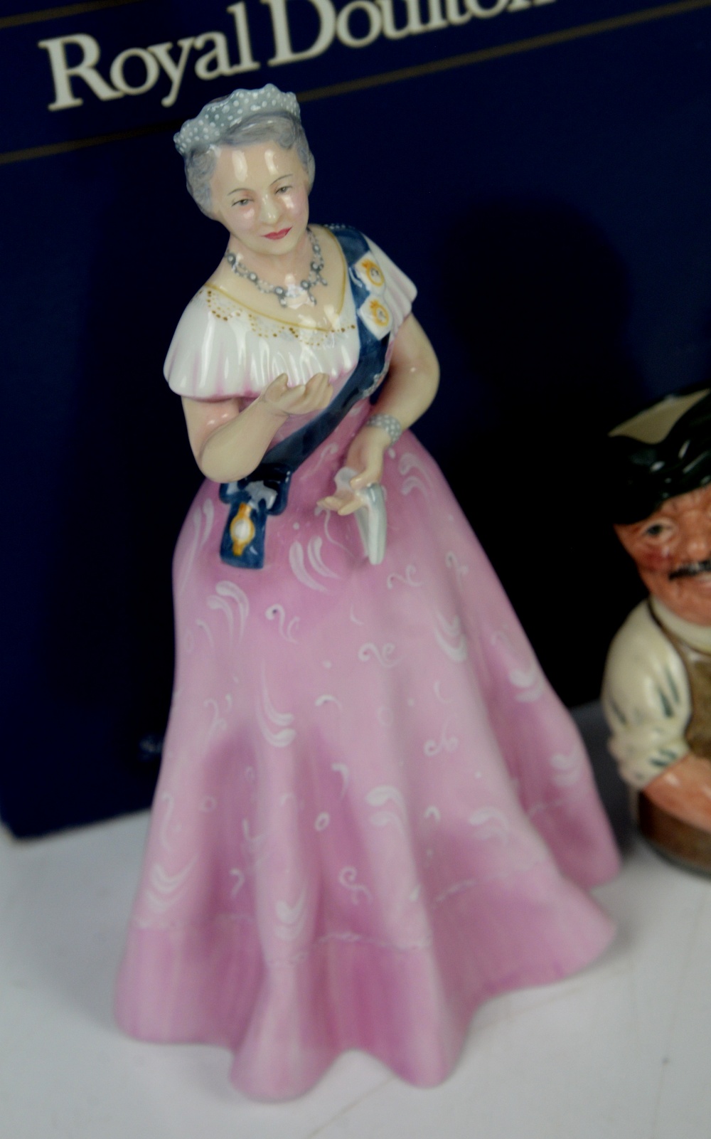Collection of eleven Royal Doulton figures and jugs, - Image 4 of 5