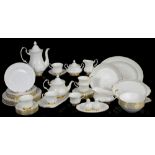 Royal Albert Val D'or dinner / tea / coffee service for six