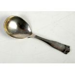 Danish silver caddy spoons by Heimburger, Christian F Heise 1928
