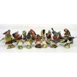 Beswick miniature birds a collection of 23 various models