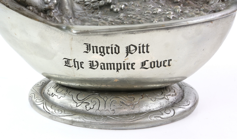 After Christine Baxter, a Compulsion Gallery pewter coated resin figurine of Ingrid Pitt 'The - Image 8 of 23