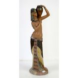 Lladro figure of an Egyptian water carrier, h55cm