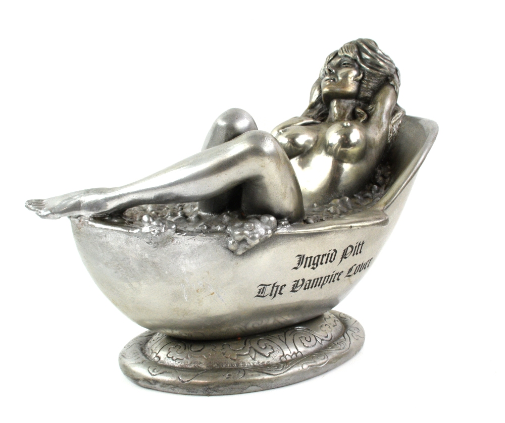 After Christine Baxter, a Compulsion Gallery pewter coated resin figurine of Ingrid Pitt 'The - Image 12 of 23