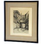 Dorothy F. Sweet (20th century British, Exh. 1925), two etchings, 'The Mermaid Inn, Rye', and '