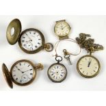 Mixed lot of pocket watches and wristwatches
