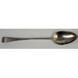 Georgian silver basting spoon by William Eley and Fearn, London 1799, 29.5 cm long, 110 gr.