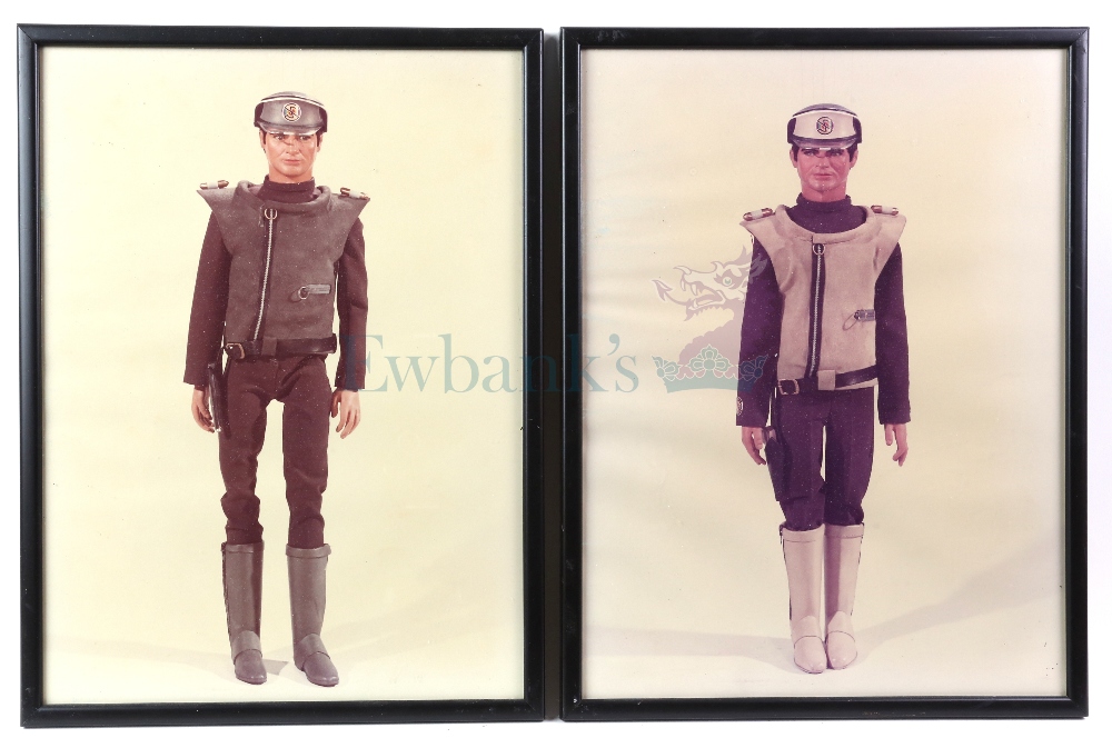 Captain Scarlet - 10 framed photos from Bray Studios showing the puppets, on the photos you can - Image 3 of 6