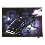 Space Police (1986) - Original concept artwork of a Patrol Car, from the project created by Gerry