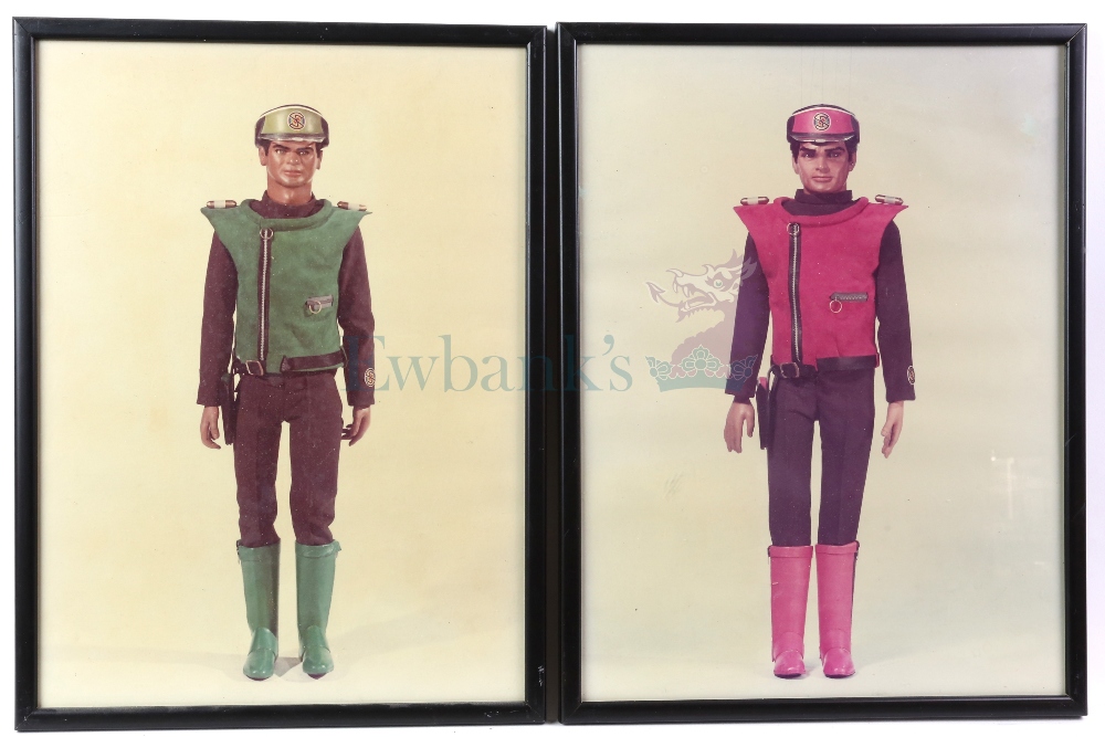 Captain Scarlet - 10 framed photos from Bray Studios showing the puppets, on the photos you can - Image 4 of 6